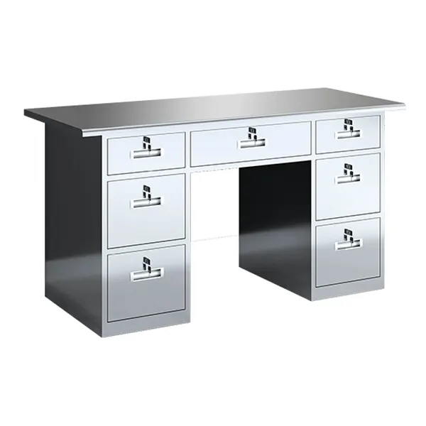Stainless steel table seven pumping