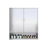 stainless steel home shoe cabinet