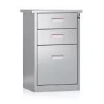 stainless steel bedside table