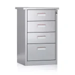 stainless steel bedside table