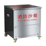 Stainless steel fire sandbox