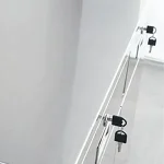 stainless steel two bucket lower section cabinet
