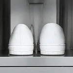 Stainless steel shoe cabinet with door
