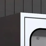 Stainless steel medium and two bucket file cabinet
