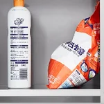 Stainless steel double door cleaning cabinet