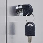 Stainless steel doorless water cup cabinet