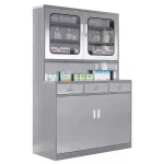 Pharmacy stainless steel sterile western medicine cabinet