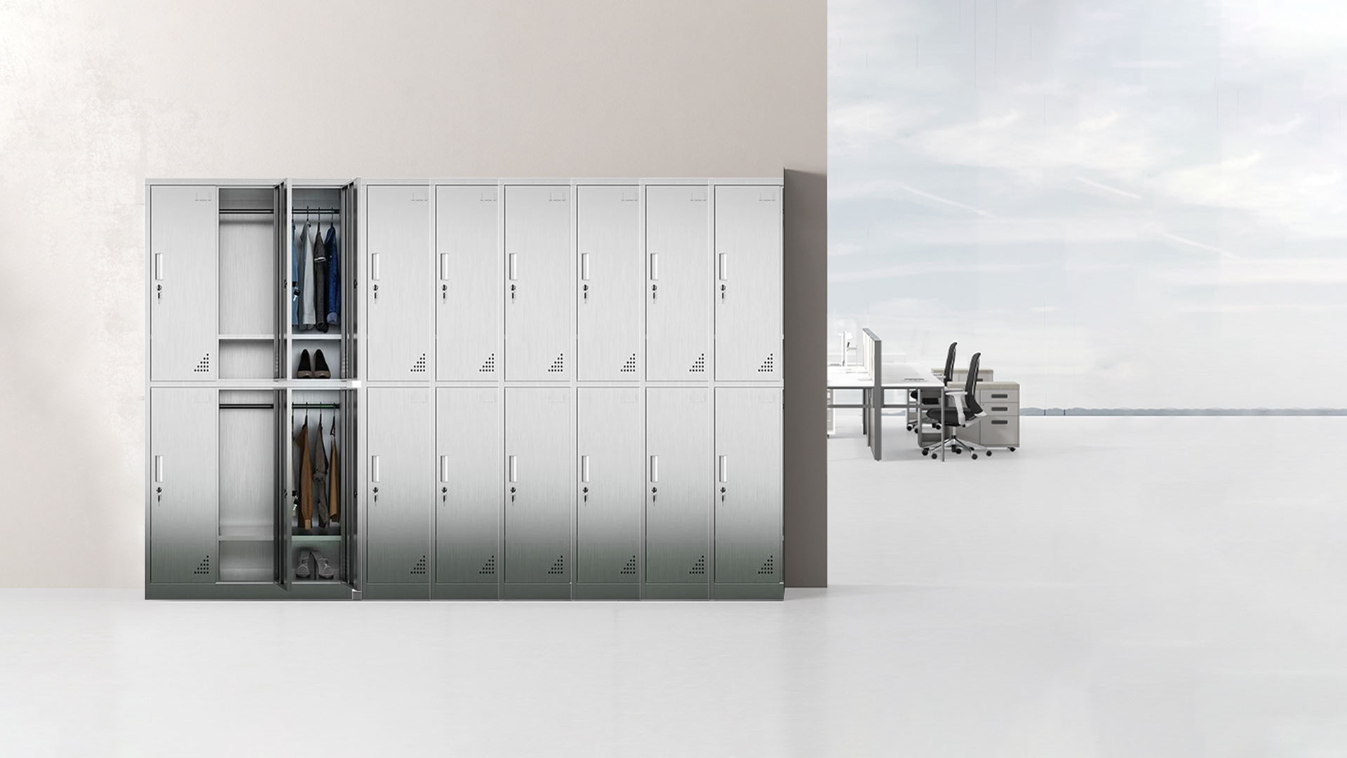 Stainless steel locker